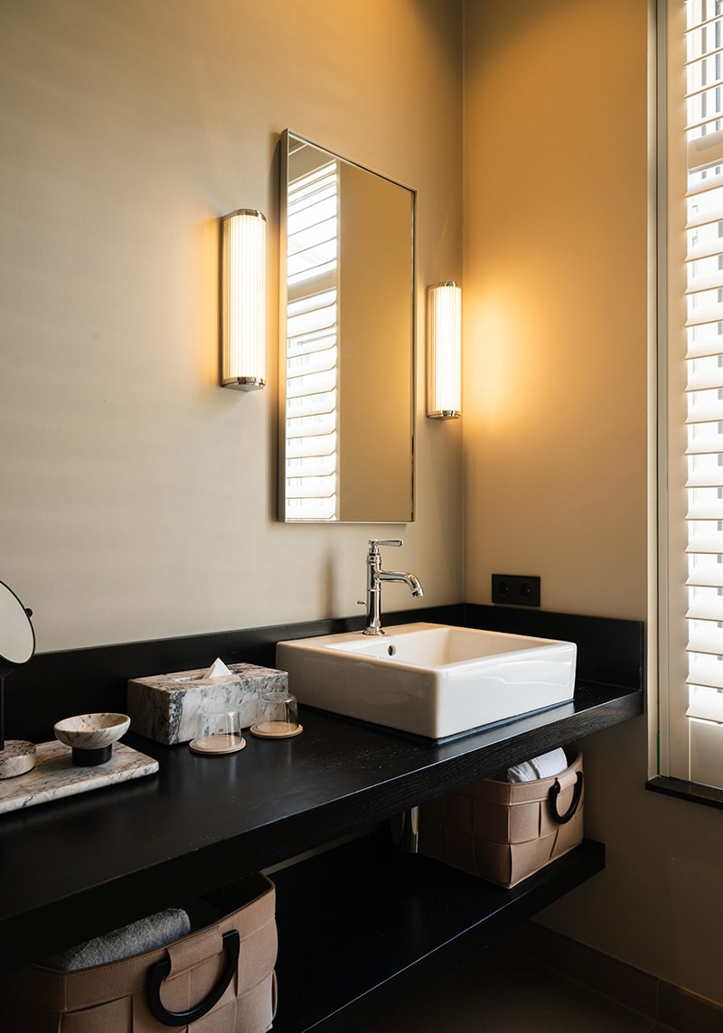Hotel Beaumont x Leonie Wintels: badkamer